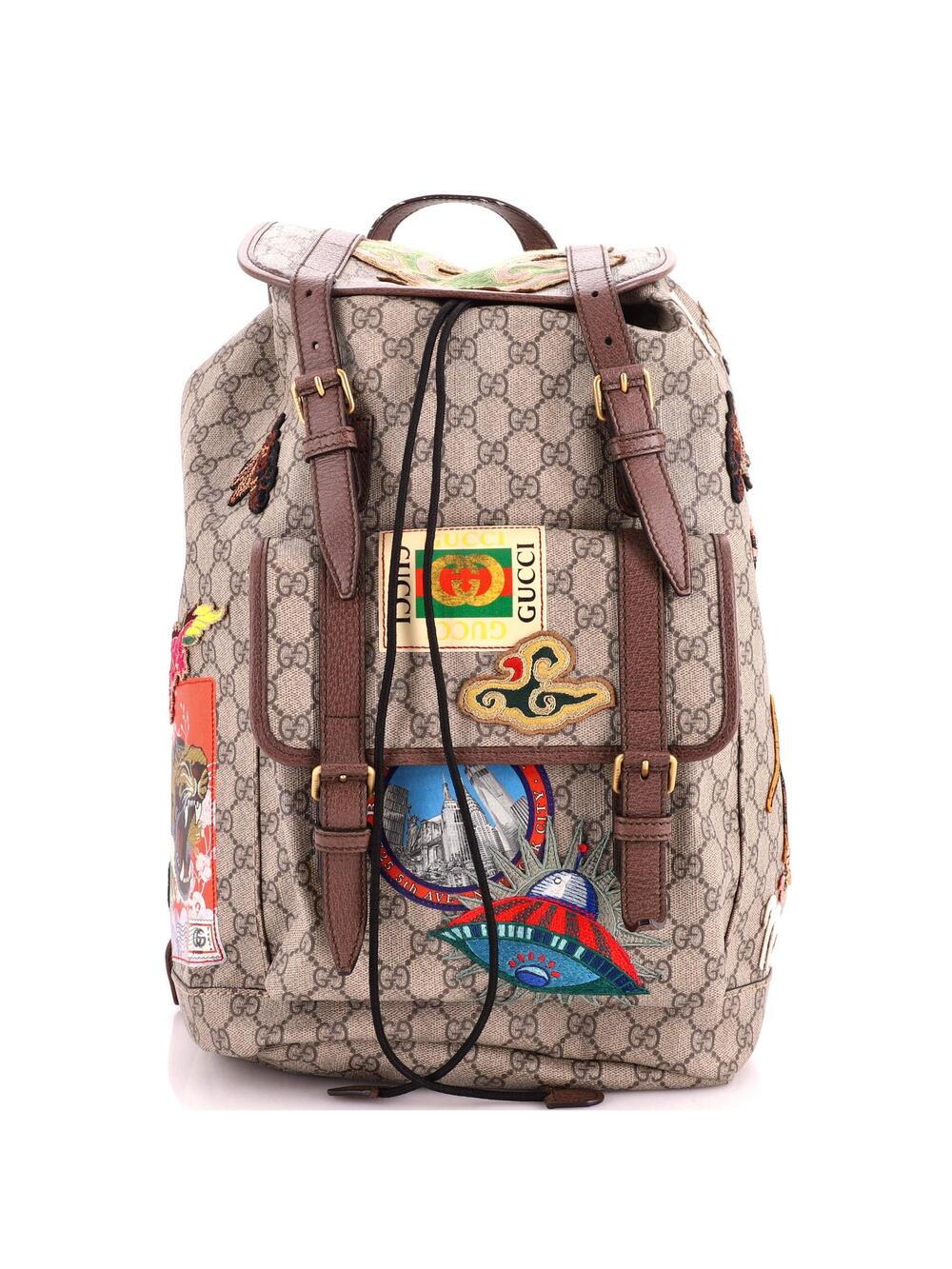 Gucci Courrier Soft Backpack Gg Coated #377505G22B